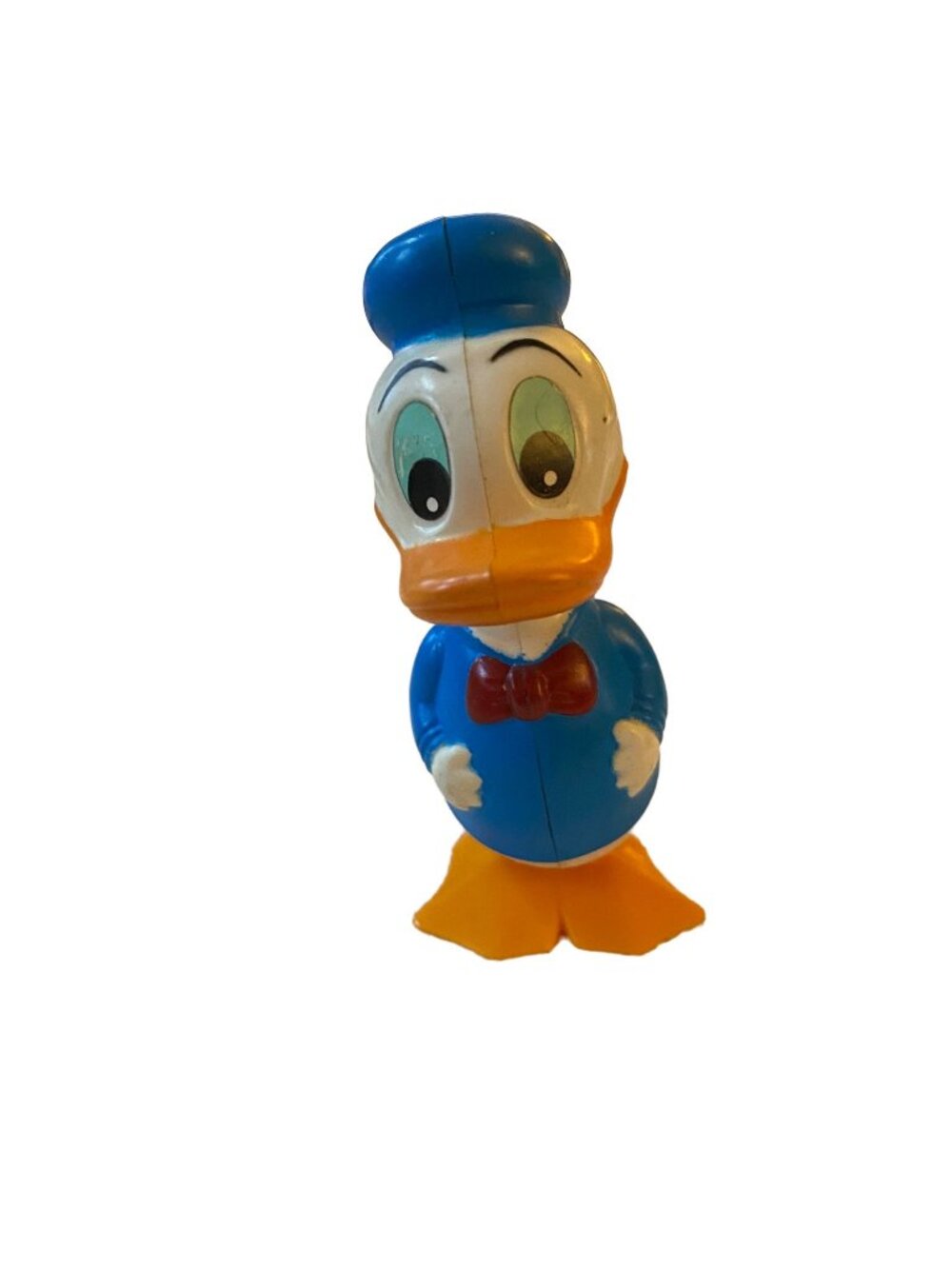 Vintage Disney DONALD DUCK Wind-Up Toy TOMY 1977 For Display or Repair